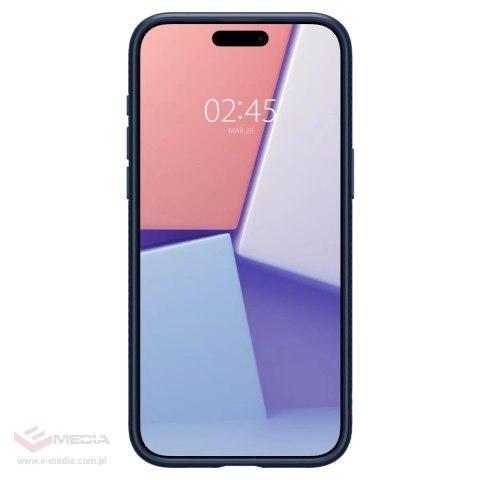 Etui Spigen Liquid Air na iPhone 15 Pro - niebieskie