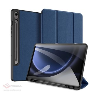 Etui z ekoskóry Dux Ducis Domo z podstawką do Samsung Tab S10+ / S9+ / S9 FE+ - niebieskie