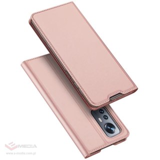 Etui z ekoskóry Dux Ducis Skin Pro do Xiaomi Redmi 12 / Redmi 12R - różowe