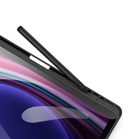 Etui z klapką podstawką Dux Ducis Toby do Samsung Galaxy Tab S9 FE - czarne