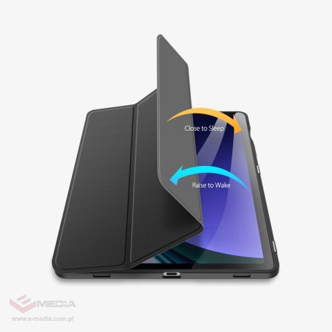 Etui z klapką podstawką Dux Ducis Toby do Samsung Galaxy Tab S9 FE - czarne