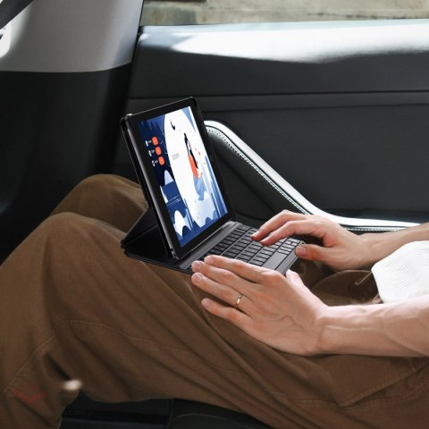 Etui z klawiaturą Baseus Brilliance Series na iPad 10.2'' (2019/2020/2021) + kabel USB-C - czarne