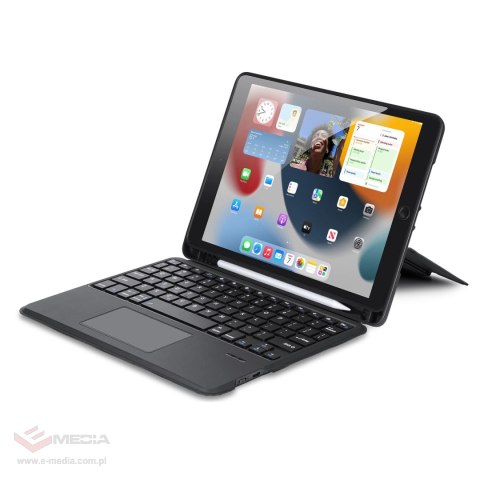 Etui z klawiaturą Bluetooth Dux Ducis DK Series do Apple iPad 7/8/9 10.2''/iPad Air 3/iPad Pro 10.5'' (2017) - czarne