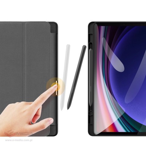 Etui z podstawką Dux Ducis Domo Samsung Galaxy Tab S9 FE - czarne