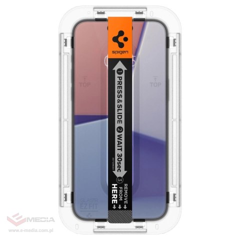 Szkło hartowane Spigen Glas.tR EZ Fit na iPhone 15 / 16 - 2 szt.