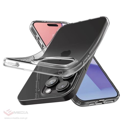 Etui Spigen Crystal Flex na iPhone 15 Pro - przezroczyste