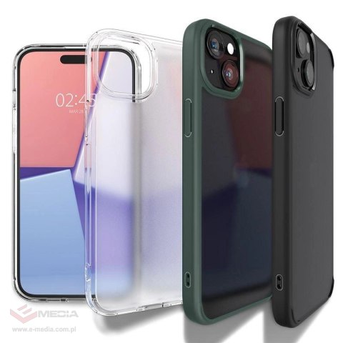 Etui Spigen Crystal Hybrid na iPhone 15 Plus - przezroczysto-beżowe