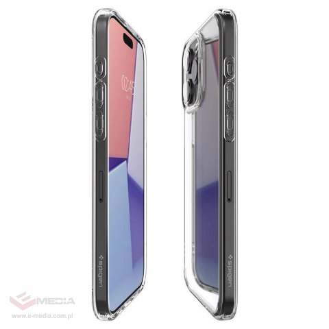 Etui Spigen Crystal Hybrid na iPhone 15 Pro Max - przezroczyste