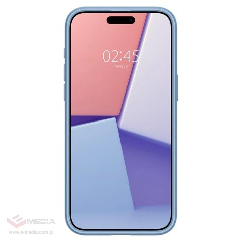 Etui Spigen Crystal Hybrid na iPhone 15 Pro Max - przezroczysto-niebieskie