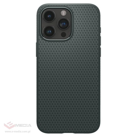 Etui Spigen Liquid Air na iPhone 15 Pro Max - ciemnozielone