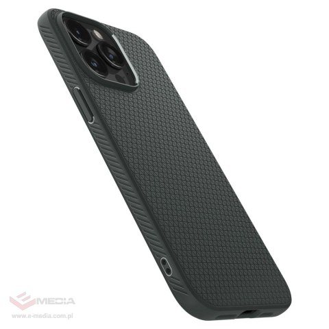 Etui Spigen Liquid Air na iPhone 15 Pro Max - ciemnozielone