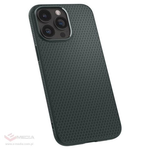 Etui Spigen Liquid Air na iPhone 15 Pro Max - ciemnozielone