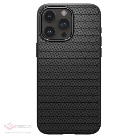 Etui Spigen Liquid Air na iPhone 15 Pro Max - czarny mat