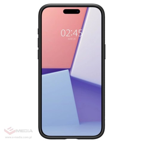 Etui Spigen Liquid Air na iPhone 15 Pro Max - czarny mat