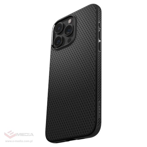 Etui Spigen Liquid Air na iPhone 15 Pro Max - czarny mat