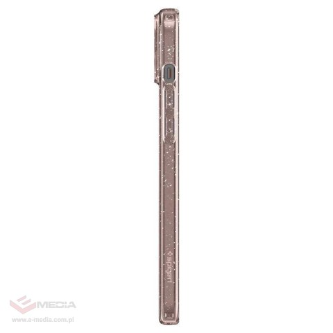 Etui Spigen Liquid Crystal Glitter na iPhone 15 Plus - różowo-przezroczyste