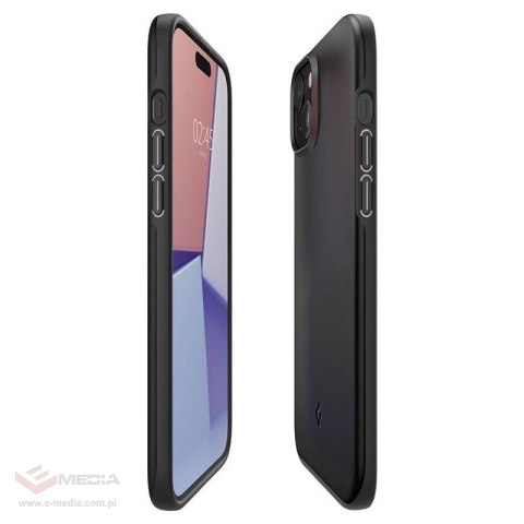 Etui Spigen Thin Fit na iPhone 15 Plus - czarne