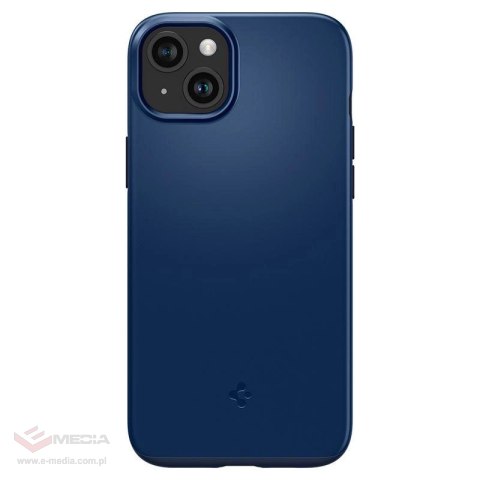 Etui Spigen Thin Fit na iPhone 15 Plus - niebieskie