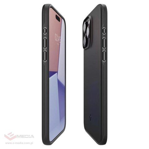 Etui Spigen Thin Fit na iPhone 15 Pro Max - czarne