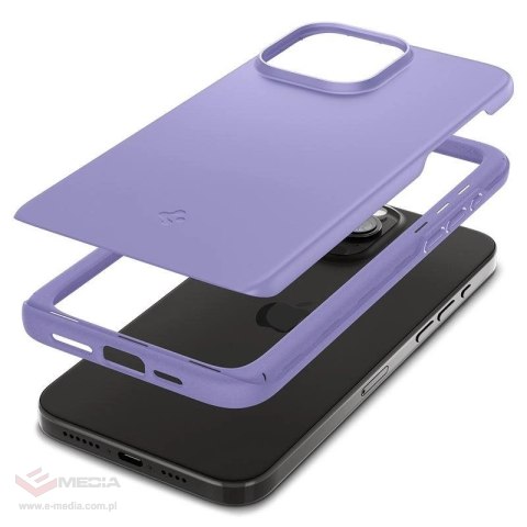 Etui Spigen Thin Fit na iPhone 15 Pro Max - fioletowe