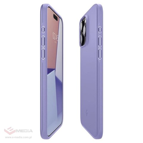 Etui Spigen Thin Fit na iPhone 15 Pro Max - fioletowe