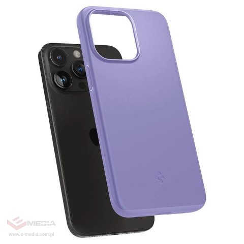 Etui Spigen Thin Fit na iPhone 15 Pro Max - fioletowe