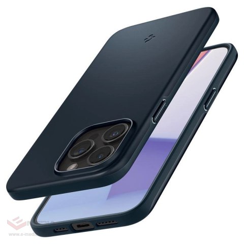 Etui Spigen Thin Fit na iPhone 15 Pro - granatowe