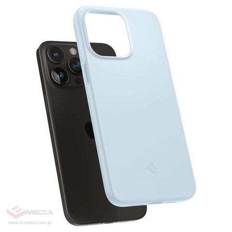 Etui Spigen Thin Fit na iPhone 15 Pro - jasnoniebieskie