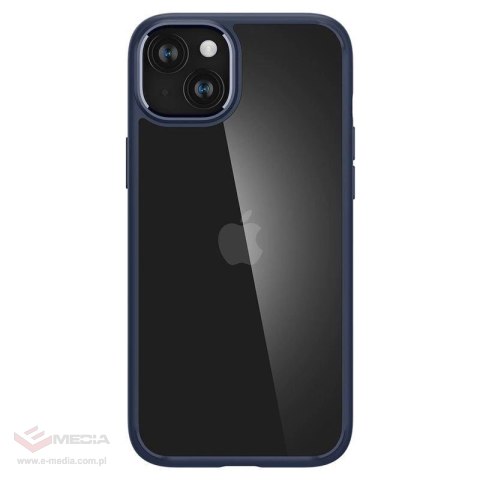 Etui Spigen Ultra Hybrid na iPhone 15 Plus - ciemnoniebieskie