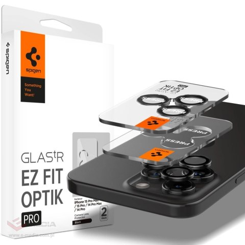 Osłona aparatu Spigen Glas.tR EZ Fit Optik Pro na iPhone 15 Pro / 15 Pro Max / 16 Pro / 16 Pro Max - 2 szt.