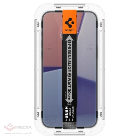 SZKŁO HARTOWANE SPIGEN GLAS.TR "EZ FIT" 2-PACK IPHONE 15 PLUS / 16 PLUS PRIVACY