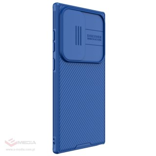 Etui Nillkin CamShield Pro pancerne z osłona na aparat do Samsung Galaxy S24 Ultra - niebieskie