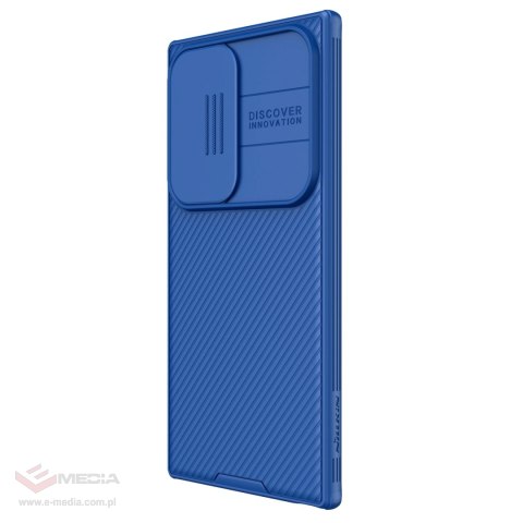 Etui Nillkin CamShield Pro pancerne z osłona na aparat do Samsung Galaxy S24 Ultra - niebieskie