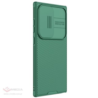 Etui Nillkin CamShield Pro pancerne z osłona na aparat do Samsung Galaxy S24 Ultra - zielone