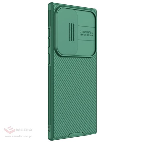 Etui Nillkin CamShield Pro pancerne z osłona na aparat do Samsung Galaxy S24 Ultra - zielone