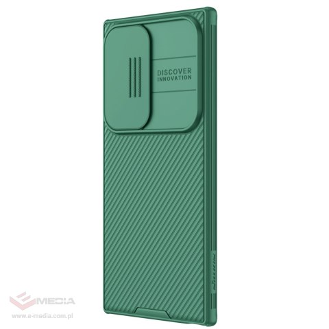 Etui Nillkin CamShield Pro pancerne z osłona na aparat do Samsung Galaxy S24 Ultra - zielone