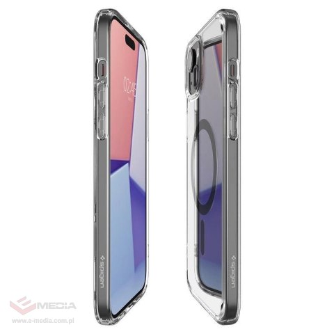 Etui Spigen Ultra Hybrid MagSafe na iPhone 15 Plus - grafitowe