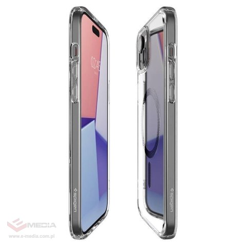 Etui Spigen Ultra Hybrid MagSafe na iPhone 15 Plus - karbon