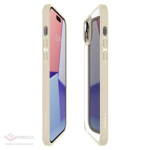 Etui Spigen Ultra Hybrid na iPhone 15 Plus - beżowe