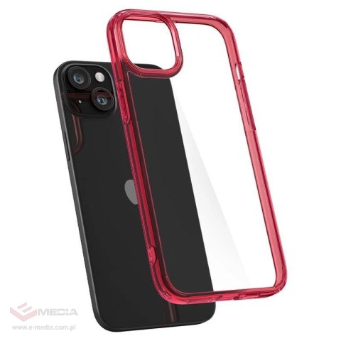 Etui Spigen Ultra Hybrid na iPhone 15 Plus - czerwone