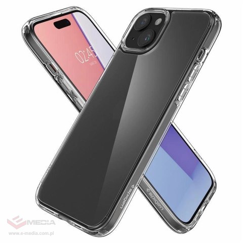 Etui Spigen Ultra Hybrid na iPhone 15 Plus - przezroczysto-matowe