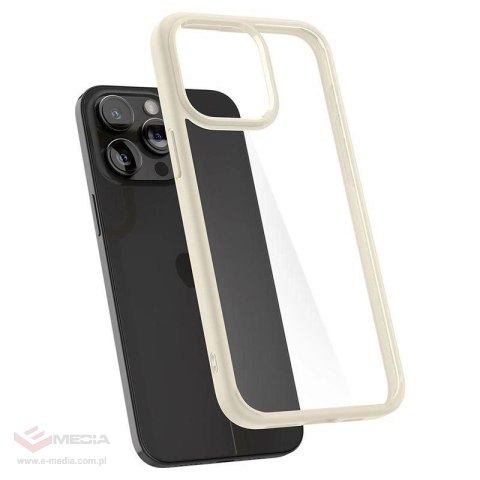 Etui Spigen Ultra Hybrid na iPhone 15 Pro Max - beżowe