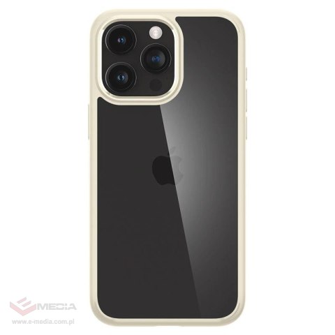 Etui Spigen Ultra Hybrid na iPhone 15 Pro Max - beżowe