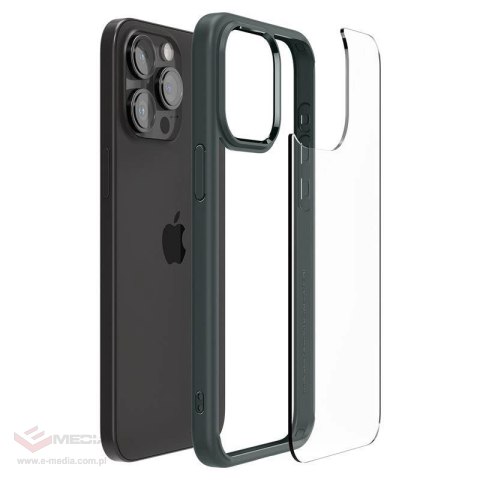 Etui Spigen Ultra Hybrid na iPhone 15 Pro Max - ciemnozielone