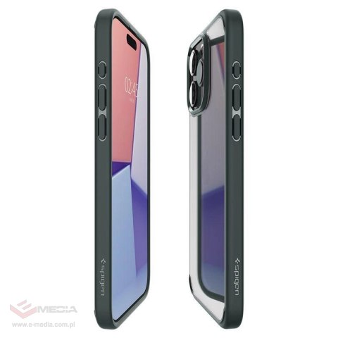 Etui Spigen Ultra Hybrid na iPhone 15 Pro Max - ciemnozielone