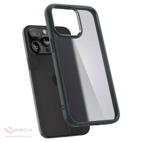 Etui Spigen Ultra Hybrid na iPhone 15 Pro Max - ciemnozielone