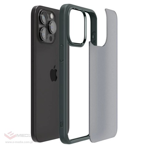 Etui Spigen Ultra Hybrid na iPhone 15 Pro Max - ciemnozielone