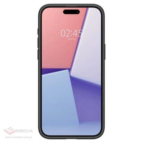 Etui Spigen Ultra Hybrid na iPhone 15 Pro Max - przezroczysto-czarne