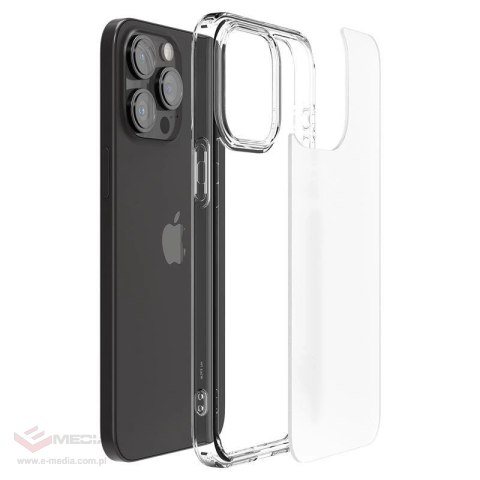 Etui Spigen Ultra Hybrid na iPhone 15 Pro Max - przezroczysto-matowe