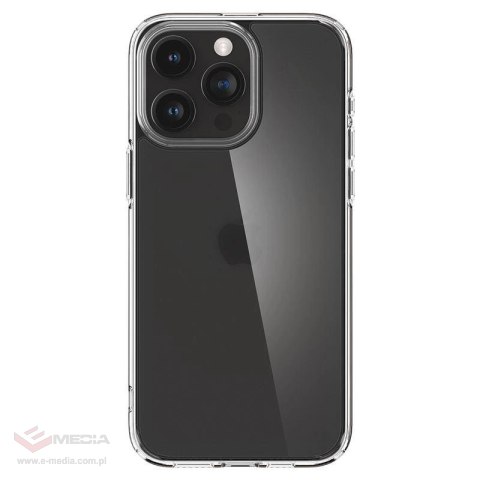 Etui Spigen Ultra Hybrid na iPhone 15 Pro Max - przezroczysto-matowe